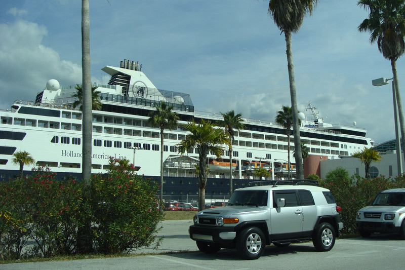 Cruise Ship Docked in Tampa